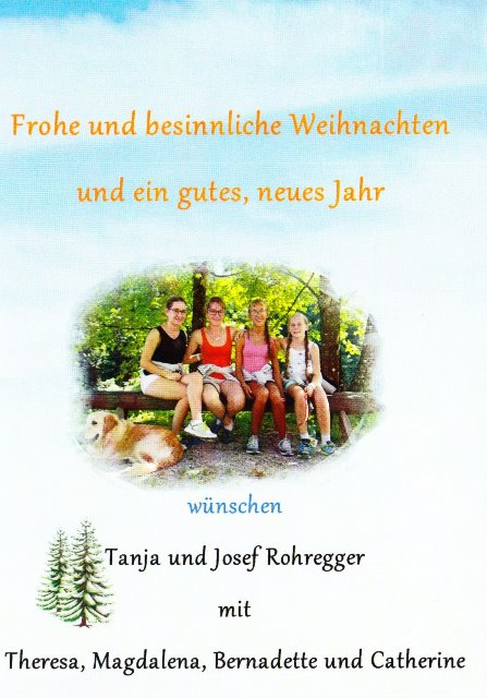Dezember 2017 - Weihnachten - Neujahr